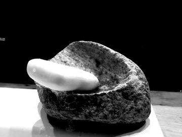 Granitowa mydelniczka - kamień - rękodzieło