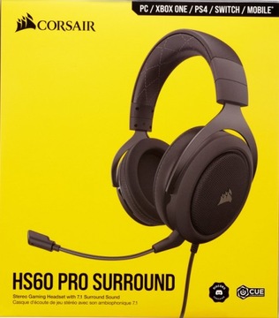 Słuchawki gamingowe Corsair HS60 Pro Surround 7.1 