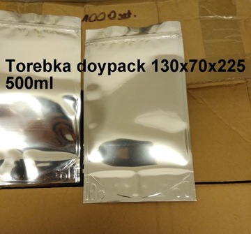 Torebka strunowa Doypack 130x225x70 500ml/1000szt