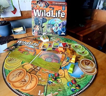 Wildlife gra planszowa dvd edukacyjna