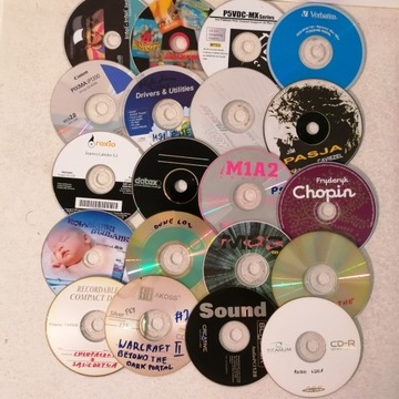 Płyty CD-ROM  DVD różne   - 40 sztuk 