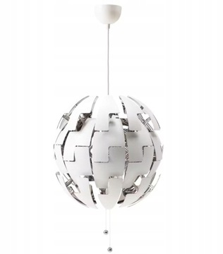 Lampa IKEA PS 2014 wisząca, biały/srebrny, 35 cm