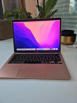 Laptop MacBook Air-Apple M 8 GB / 256 GB złoty