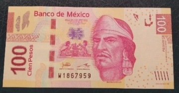 Meksyk 100 pesos 2019 UNC