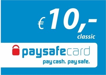 PAYSAFECARD DOŁADOWANIE 10 EURO (NIEMIECKIE)