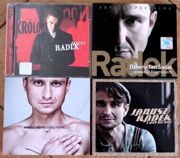 Janusz Radek kolekcja 4CD autograf!