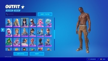 KONTO FORTNITE 1000 SKIN SKÓRKI RATOWANIE FUNDATOR