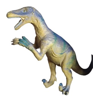 Duży gumowy dinozaur 25 cm velociraptor