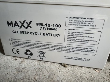 Akumulator żelowy Maxx FM-12-100 100Ah