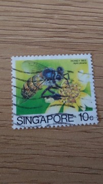 Znaczek Singapur z serii Owady 1985 Honey Bee