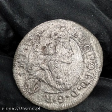 1 krajcar 1701, Kutna Hora, Leopold I