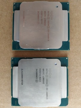 2x Intel Xeon E5-2609V3 SR1YC 1.90 GHz