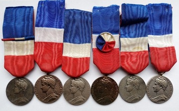 Francja medal Ag srebro próba 950 oryginał 