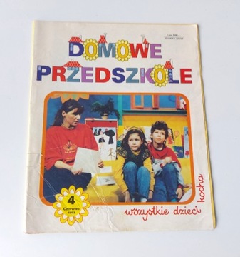 Czasopismo Domowe Przedszkole nr 4 czerwiec 1993