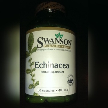 Swanson Echinacea Jeżówka odporność 400mg 180 kaps