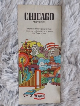 Chicago plan miasta mapa 1972