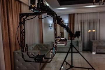 Kran filmowy żuraw FOTON + monitor, sterownik, głowica 3D, kable FULL