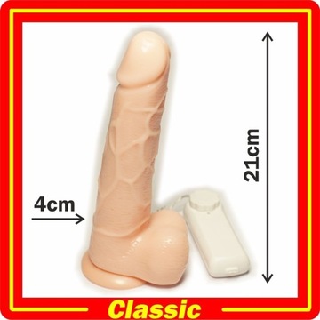 Wibrator dildo Roman Emperor Classic L, 21cm / 4cm