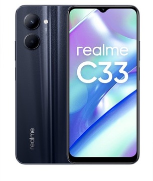 NOWY  Smartfon REALME C33 4/64GB 6.5" Czarny