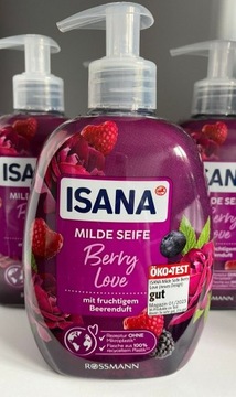 Isana Berry Love 500 ml mydło w płynie do rąk z Niemiec PROMOCJA