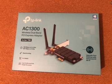 Karta Wifi dwupasmowa TP-Link Archer T6E