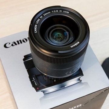 Canon EF 24mm F2.8 IS USM - stan jak nowy