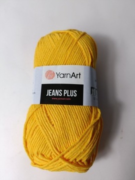 Włóczka YarnArt Jeans  Plus żółty 35