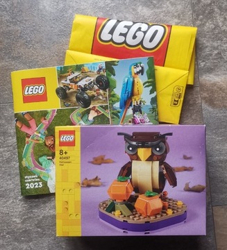 LEGO 40497 Halloweenowa Sowa + katalog + torba