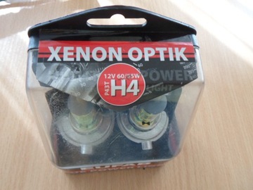 Żarówka H 4 xenon optik.