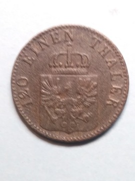 Moneta 3 fenigi 1865