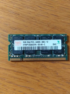 Hynix 2GB PC2 6400s Hymp125s64cp8 DDR2