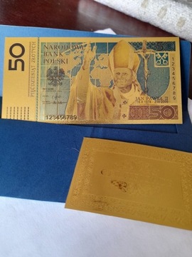 Banknot kolekcjonerski 50 z