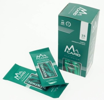 Karta Aromatyzująca Mcard Menthol Strong 25 szt.