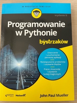 Programowanie w Pythonie dla bystrzaków John Paul 