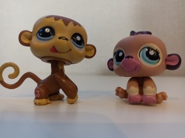 Littlest pet shop małpka + dodatek 