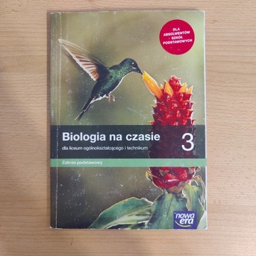 Biologia na czasie 3 Zp Nowa Era