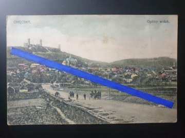 CHĘCINY 1915 k Kielce Widok ogólny Zamek