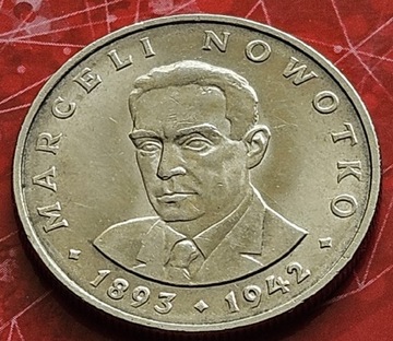 20 ZŁOTYCH 1976 b.z. Marceli Nowotko 