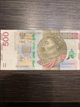 Banknot 500 złotych 