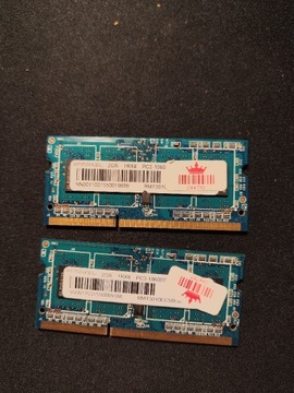 Pamięć RAM ramaxel 4GB DDR3 (2+2)