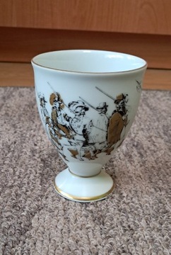 Kieliszek Pucharek Porcelana Hertel Jacob Bavaria 