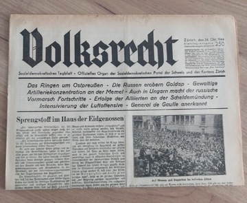 Volksrecht 24.10.1944r.