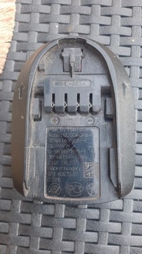 Akumulator bateria przejsciowka adapter bosch PBA 18v