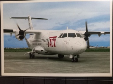 Pocztówka  TACV Cabo Verde Airlines ATR-42