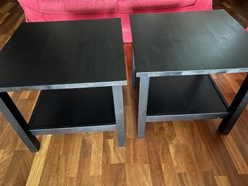 Stolik kawowy  HEMNES  IKEA czarnobrązowy