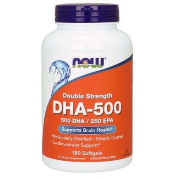 500 DHA 250 EPA Kwas dokozaheksaenowy 500 mg 180sz