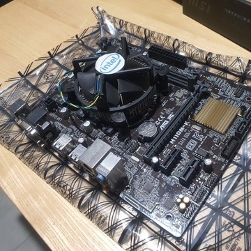 Zestaw G4560 + asus H110m z chłodzeniem