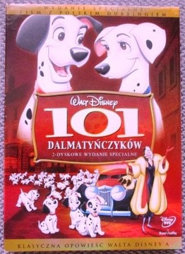 101 dalmatyńczyków Disney 2 x DVD