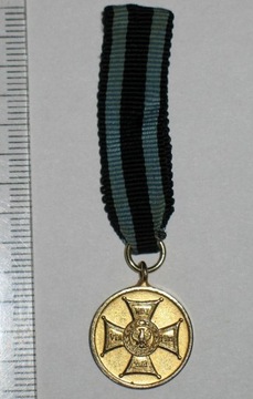 Miniat. Złoty medal Zasłużonym na Polu Chwały 1944