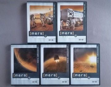 Lot na Marsa + Mars Odliczanie - Pakiet 5x DVD